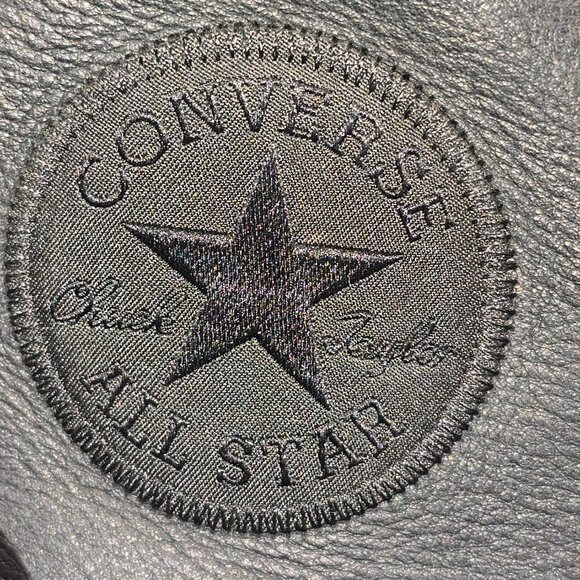 CONVERSE CHUCK TAYLOR ALL STAR WATERPROOF BOOT HI BLACK LEATHER SIZE 10.5 EUC - Picture 9 of 11